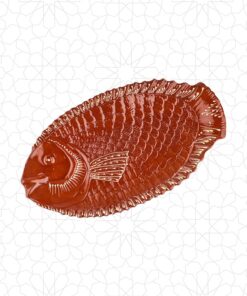 Oven Safe Cooking Plate Fish Shape 50cm