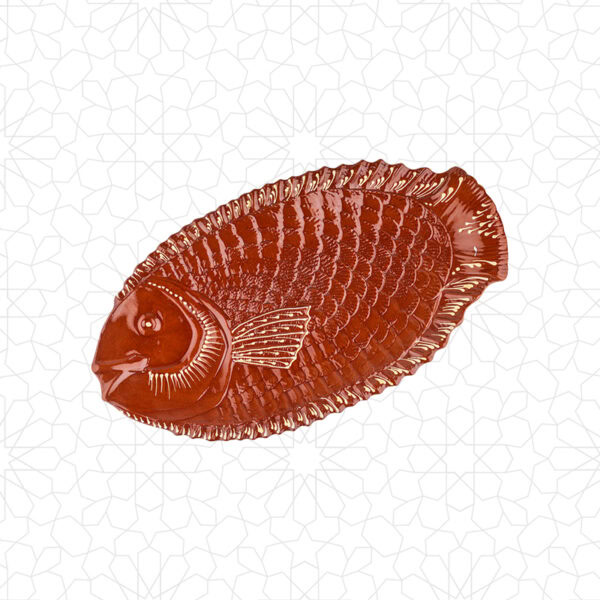 Oven Safe Cooking Plate Fish Shape 50cm