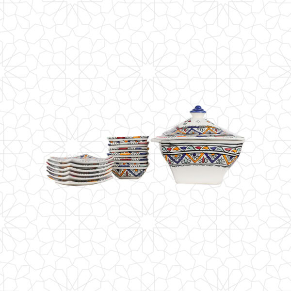 Elegant Ceramic Soup Set for Cozy Dining Experiences