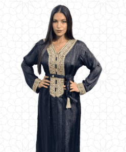 Jawhara Caftan Black