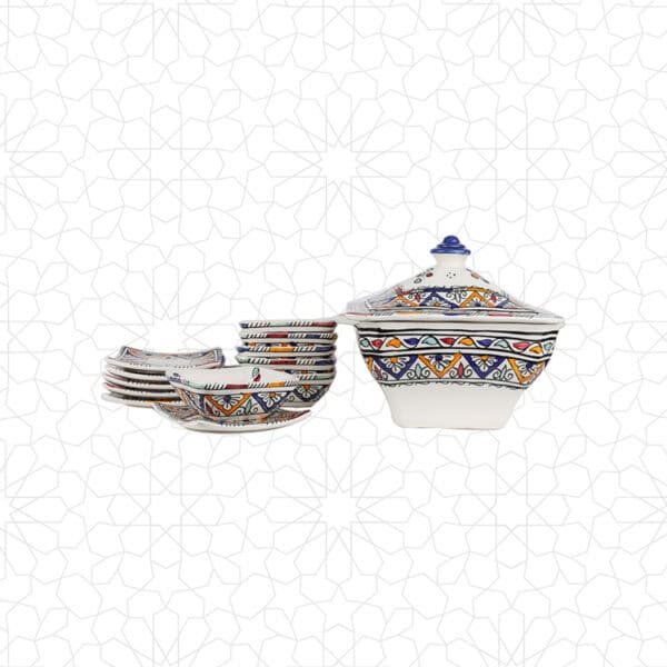 Elegant Ceramic Soup Set for Cozy Dining Experiences - Image 2