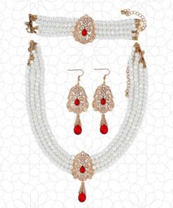 Moroccan Necklace With Earring & Bracelet