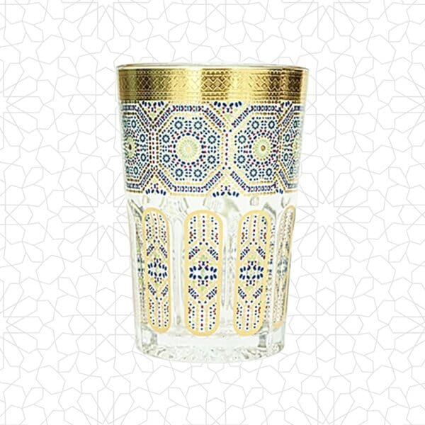 Elegant Moroccan Tea Glasses Set for Authentic Tea Experience - Image 2