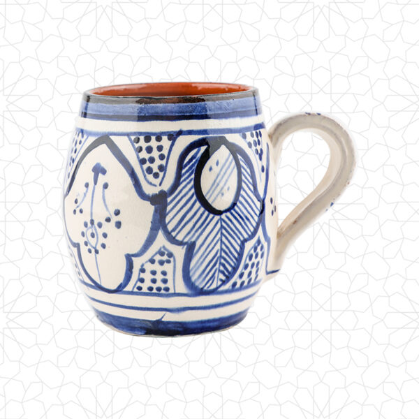Safi Ceramic Blue Mug - Stylish and Functional Drinkware