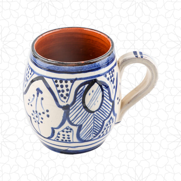 Safi Ceramic Blue Mug - Stylish and Functional Drinkware - Image 2