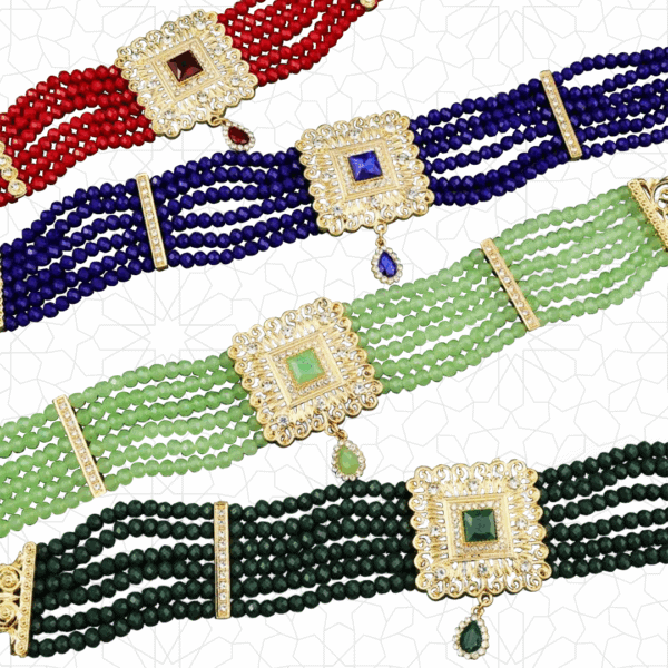 Moroccan Style Gemstone Necklace - Image 2
