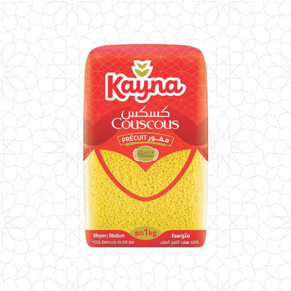 Kayna Medium Couscous 1kg - Versatile and Easy to Prepare
