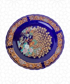 Elegant Taous Blue Plate - 45cm Decorative Dining Piece