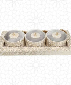 Off-White Nuts Display Set - Stylish & Functional Décor for Home