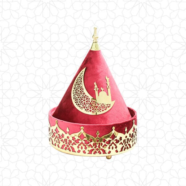 Dark Red Tayfoor Plate - 21cm Elegant Dining Essential - Image 2