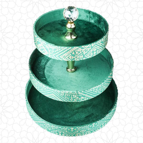 Royal Green Sweets Display for Eye-Catching Showcases - Image 2