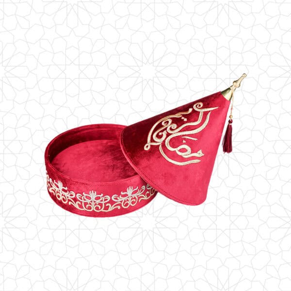 Dark Red Tayfoor Bowl - 21cm Elegant Serving Dish - Image 2
