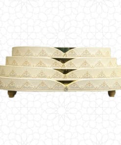 Off-White Decorative Tray Set for Stylish Home Organization
