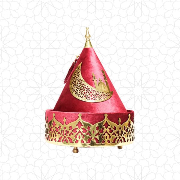 Dark Red Tayfoor Plate - 21cm Elegant Dining Essential