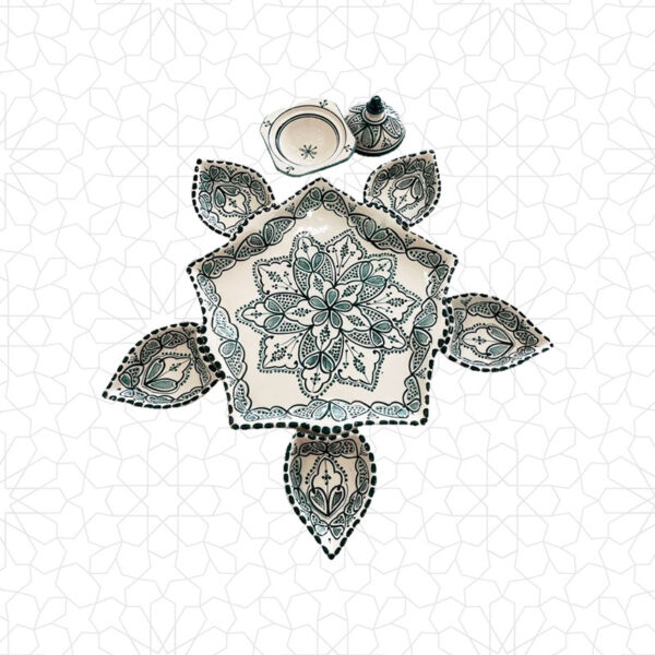 Ceramic Fera9a Nejma Green - Elegant Home Decor Piece - Image 4