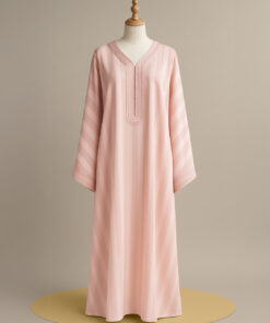 Jawhara Pink Caftan - Elegant and Stylish Traditional Wear
