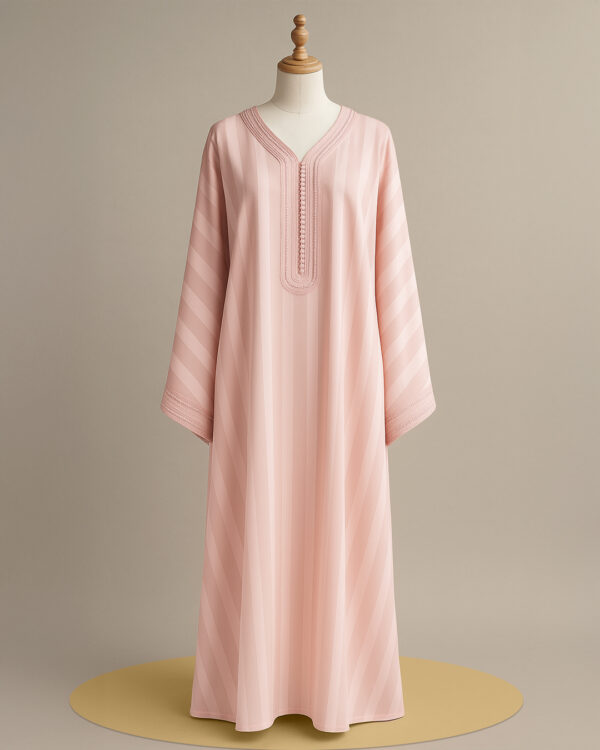 Jawhara Pink Caftan - Elegant and Stylish Traditional Wear